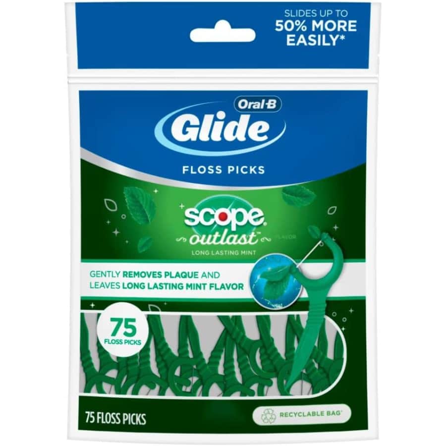Oral-B Complete Glide Floss Picks 75-Pack for $2.69 via Sub. & Save Oral-B Complete Glide Floss Picks 75-Pack for $2.69 via Sub. & Save
