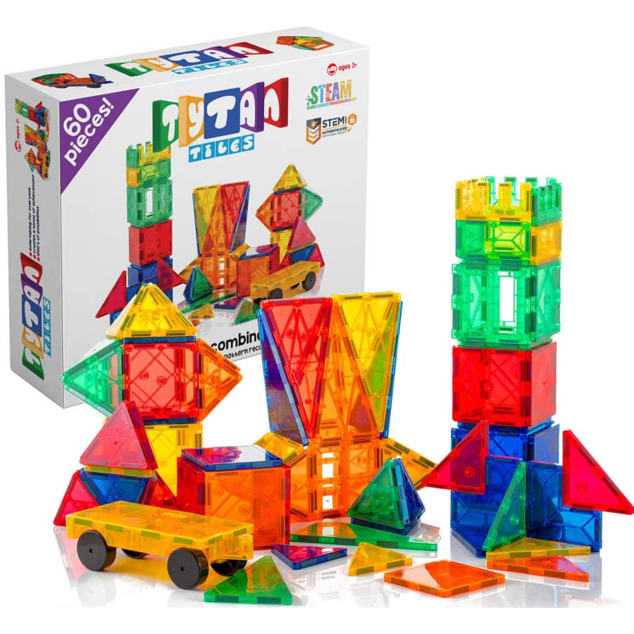 Tytan Magnetic Learning Tiles 60-Piece Building Set for $18 for members via pickup Tytan Magnetic Learning Tiles 60-Piece Building Set for $18 for members via pickup