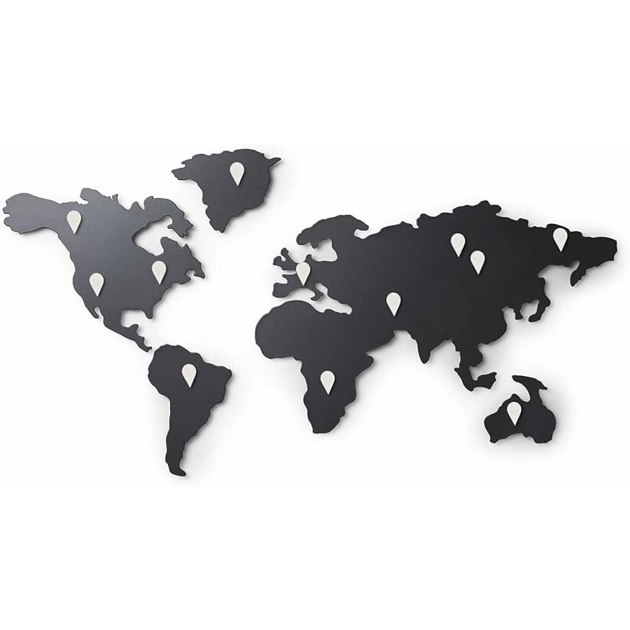 Umbra Mappit Magnetic World Map Wall Decor for $21