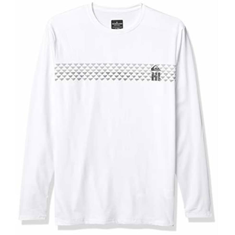 Quiksilver Men's Hawaii Seasons LS Long Sleeve Rashguard SURF Shirt, White, XXX-Large for $43 Quiksilver Men's Hawaii Seasons LS Long Sleeve Rashguard SURF Shirt, White, XXX-Large for $43