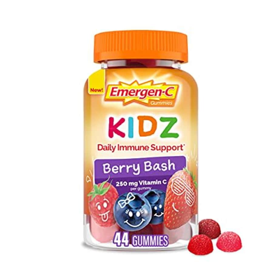 Emergen-C Kidz Daily Immune Support Dietary Supplements, Flavored Gummies with Vitamin C and B for $21