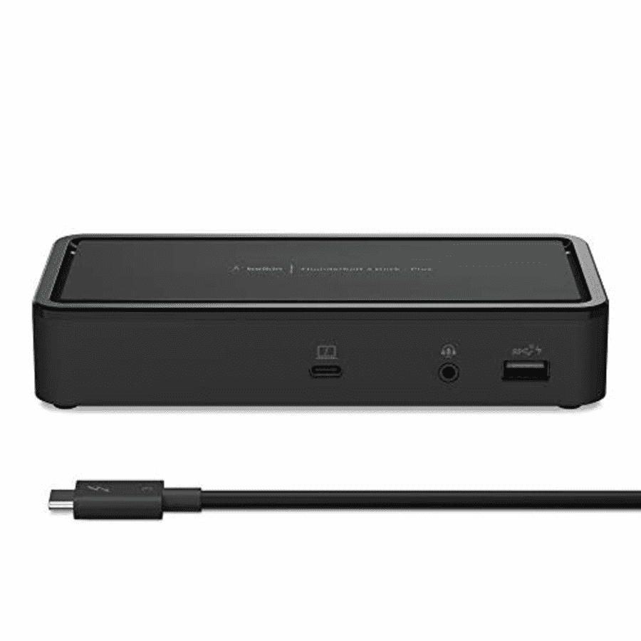 Belkin Thunderbolt 3 Dock Plus w/ 2.6ft Thunderbolt 3 Cable (Thunderbolt Dock for macOS and for $100