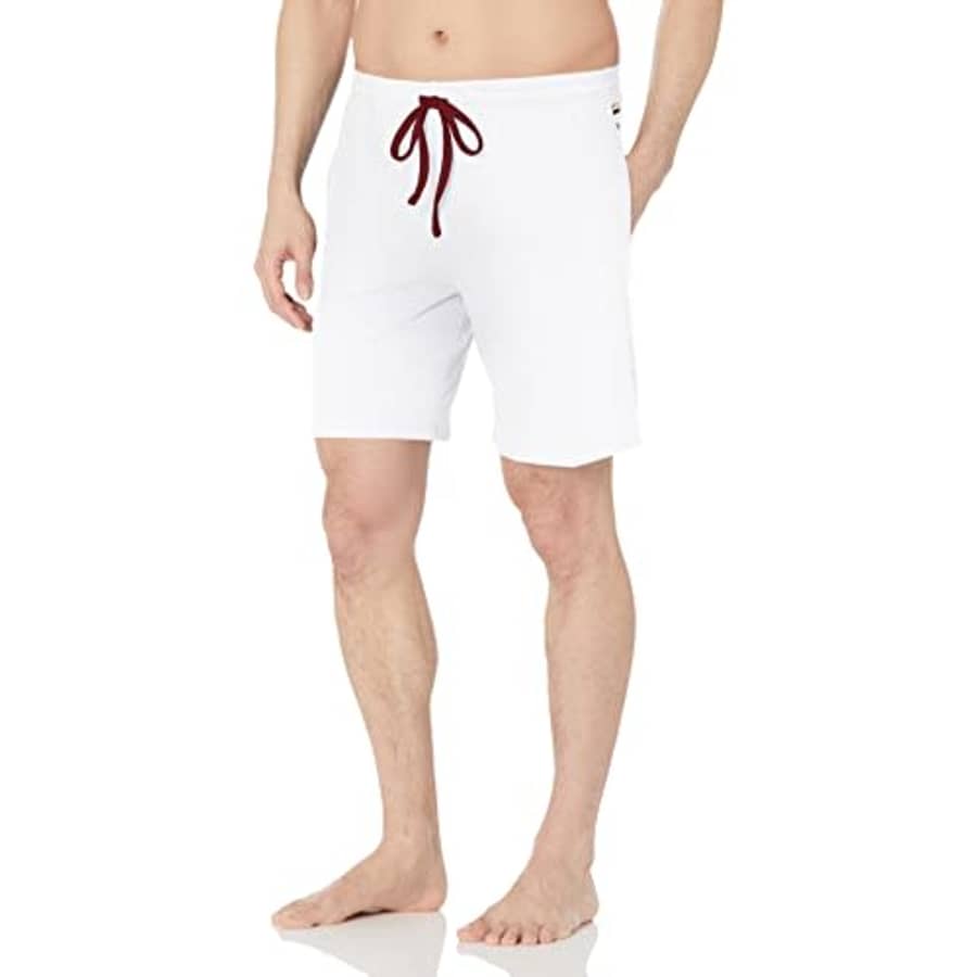 Hugo Boss BOSS Men's Mix&Match Cotton Stretch Lounge Shorts, Cloud White, XL for $40