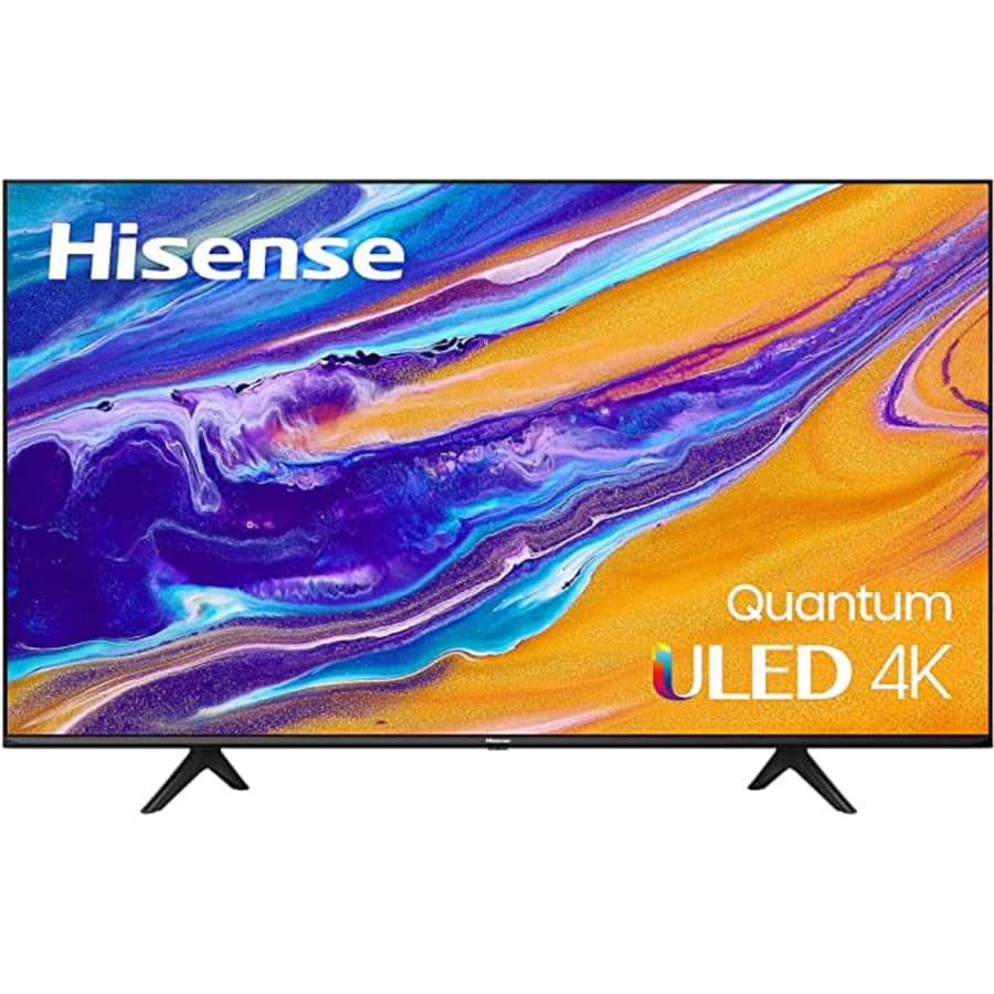 Hisense 65U6G 65" 4K HDR QLED Smart TV for $344
