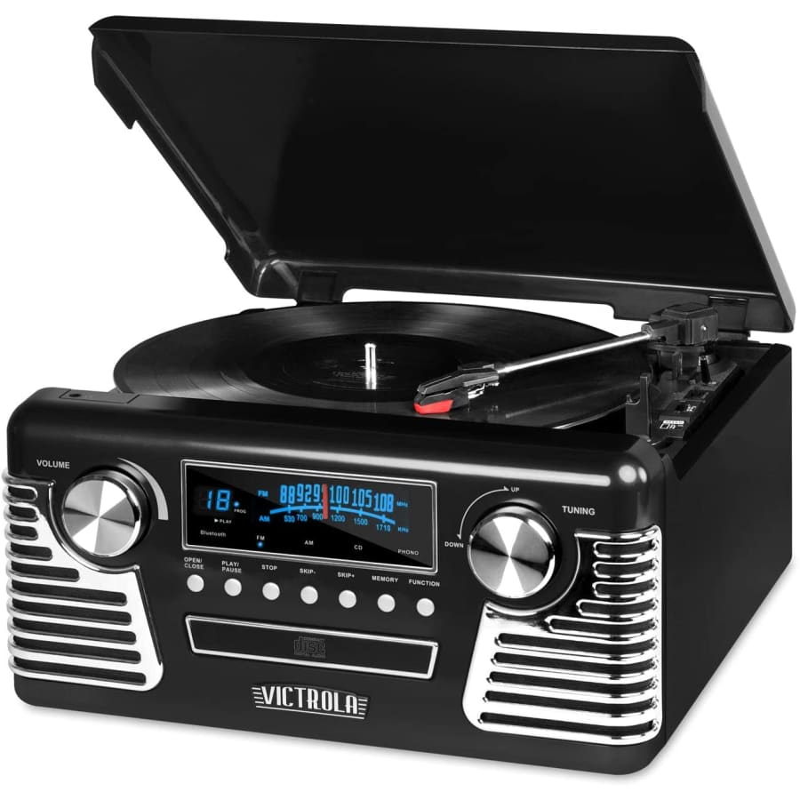 Victrola 50's Retro Bluetooth Record Player for $114 Victrola 50's Retro Bluetooth Record Player for $114
