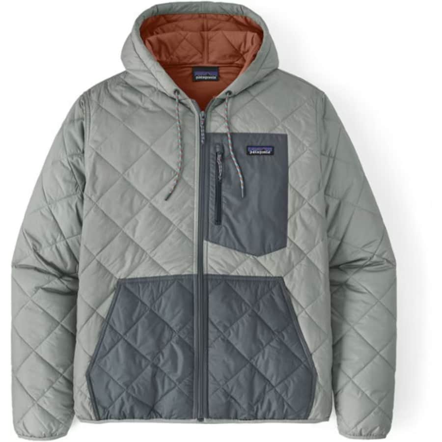 Patagonia Men's Diamond Quilted Insulated Bomber Hoodie for $120 Patagonia Men's Diamond Quilted Insulated Bomber Hoodie for $120