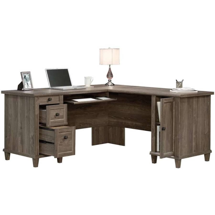 Sauder Hammond 65" L-Shaped Desk for $555