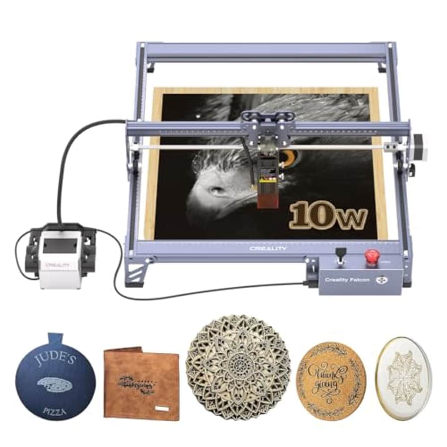 Creality Falcon Pro Laser Engraver 10W with Air Assist, 72W Efficient Laser Engraving Machine, 10W for $540 Creality Falcon Pro Laser Engraver 10W with Air Assist, 72W Efficient Laser Engraving Machine, 10W for $540