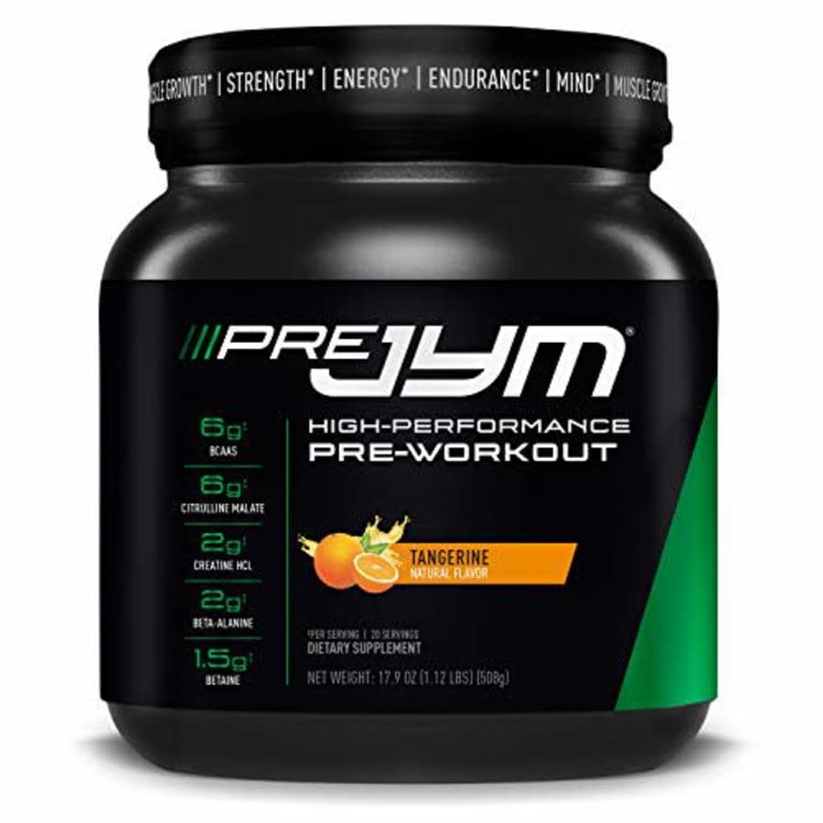 Pre JYM Pre Workout Powder - BCAAs, Creatine HCI, Citrulline Malate, Beta-Alanine, Betaine, and for $36