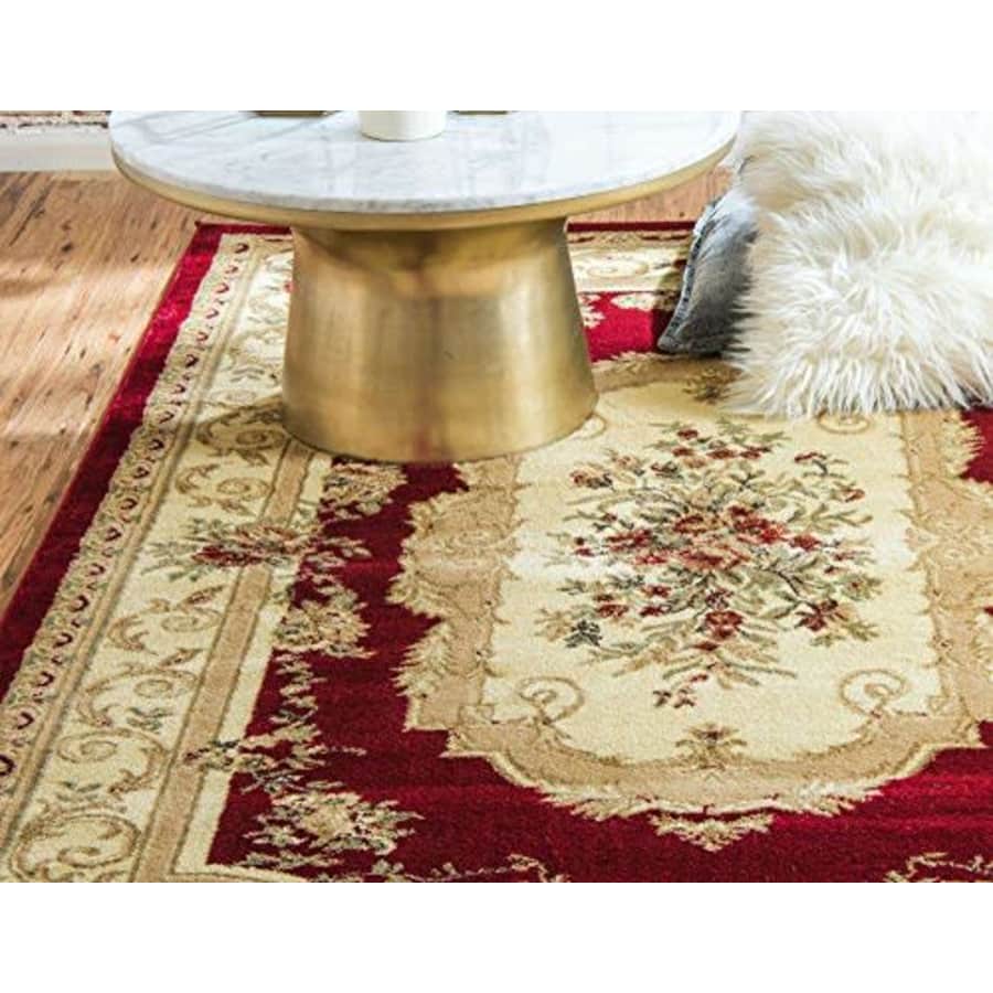 Unique Loom Versailles Collection Traditional Classic Red Area Rug (8' 0 x 10' 0) for $150 Unique Loom Versailles Collection Traditional Classic Red Area Rug (8' 0 x 10' 0) for $150