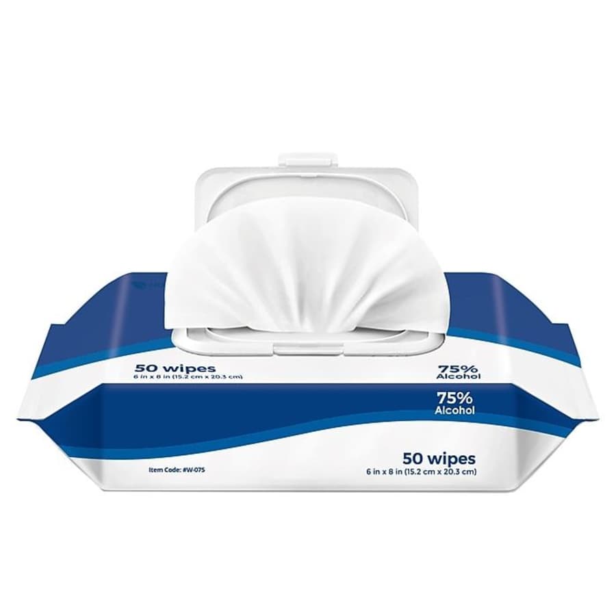 Staples 75% Ethyl Alcohol Wipe 50-Pack for 79 cents