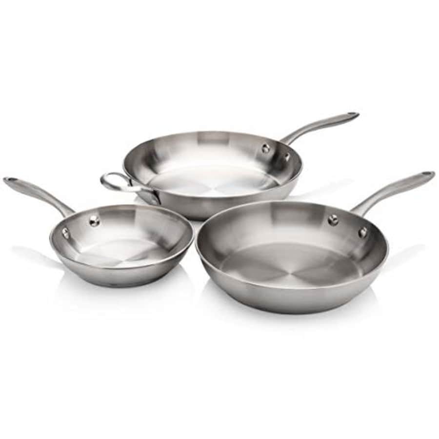 Frigidaire 11FFSPAN15 Ready Cook Cookware, 3-piece, Stainless Steel, 3 Pieces for $65 Frigidaire 11FFSPAN15 Ready Cook Cookware, 3-piece, Stainless Steel, 3 Pieces for $65