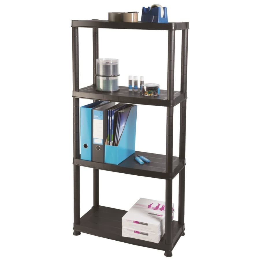 Ram Primo 4-Tier Plastic Storage Shelves for $28