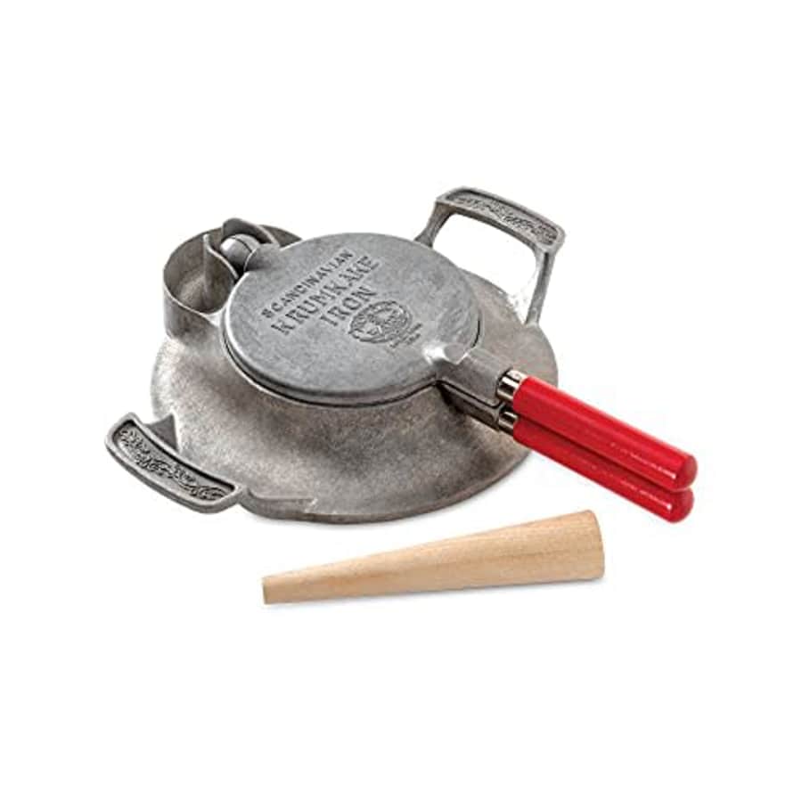 Nordic Ware Krumkake Iron, Silver for $55 Nordic Ware Krumkake Iron, Silver for $55