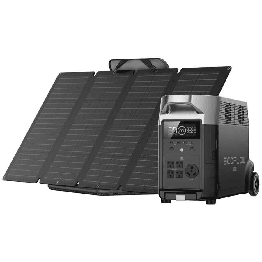 EcoFlow Delta Pro 3,600Wh Power Station w/ 160W Solar Panel for $1,999