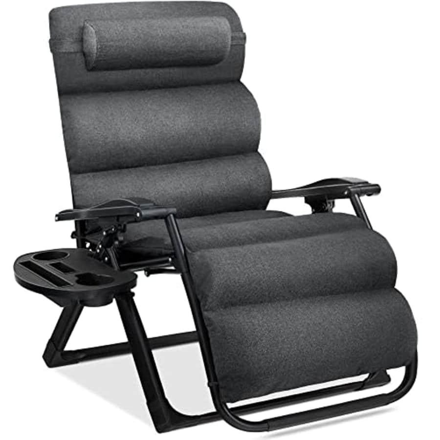 Best Choice Products Oversized Zero Gravity Chair, Folding Outdoor Patio Recliner, XL Anti Gravity for $85