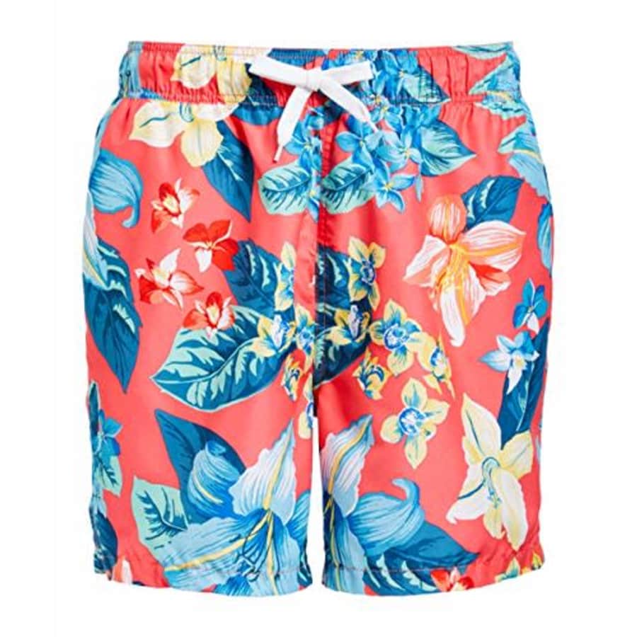 Kanu Surf Men's Havana Swim Trunks (Regular & Extended Sizes), Newport Coral, Medium for $13