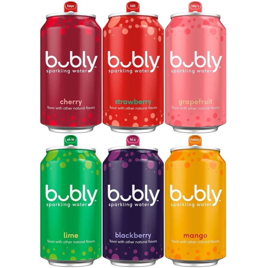 bubly Sparkling Water 18-Count Variety Pack for $6.75 via Subscribe & Save bubly Sparkling Water 18-Count Variety Pack for $6.75 via Subscribe & Save