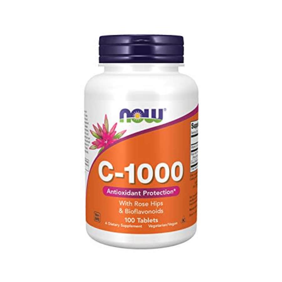 Now Foods NOW Supplements, Vitamin C-1,000 with Rose Hips & Bioflavonoids, Antioxidant Protection*, 100 for $17