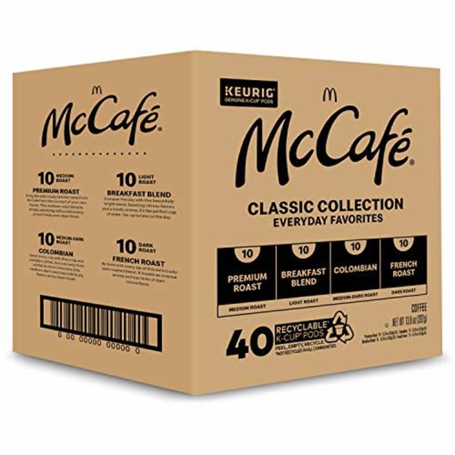 Keurig McCafe Classic Collection 40-Count K-Cup Variety Pack for $19 Keurig McCafe Classic Collection 40-Count K-Cup Variety Pack for $19