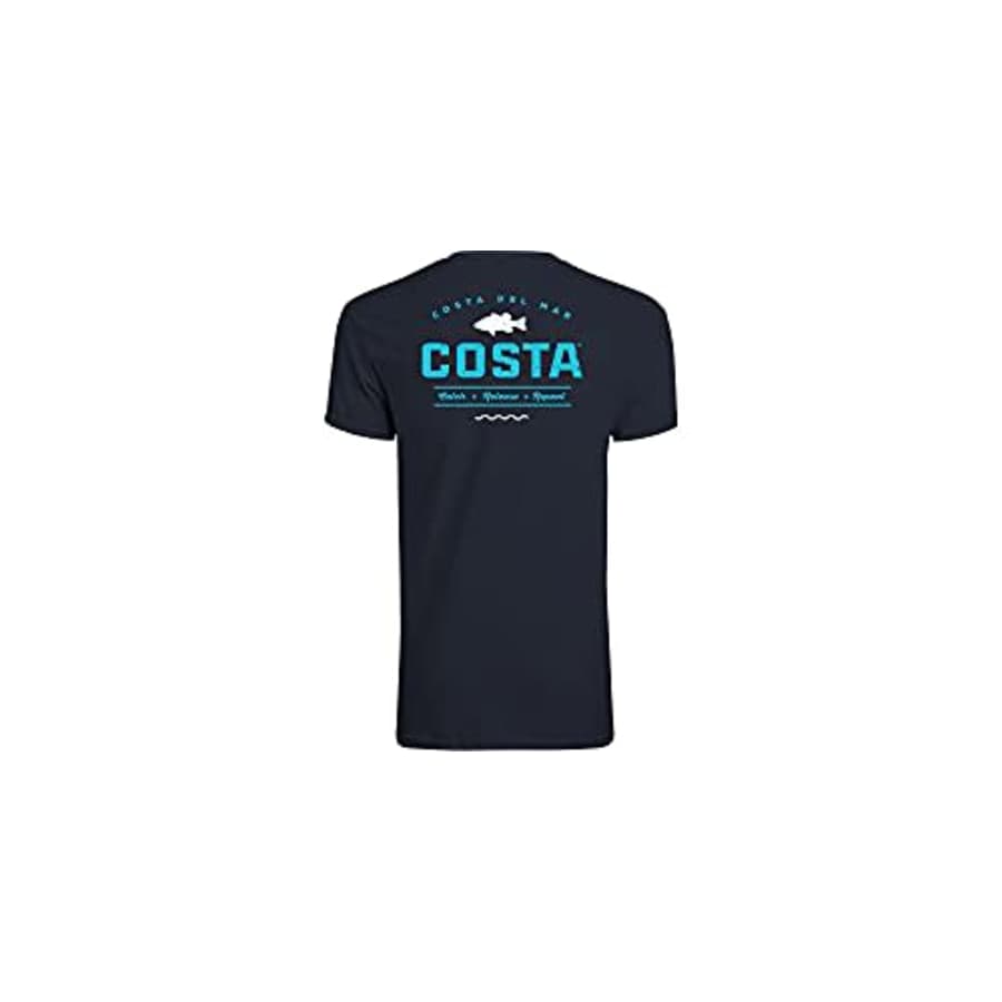 Costa Del Mar Men's Topwater Short Sleeve T Shirt, Navy, XX-Large for $20 Costa Del Mar Men's Topwater Short Sleeve T Shirt, Navy, XX-Large for $20