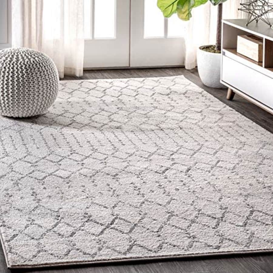 JONATHAN Y MOH101B-6 Moroccan Hype Boho Vintage Diamond 6 ft. x 9 ft. Area-Rug, Bohemian, for $105