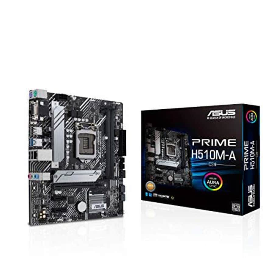 ASUS Prime H510M-A/CSM LGA1200 (Intel 11th/10thGen) Micro-ATX Commercial Motherboard (PCIe 4.0, M.2 for $123