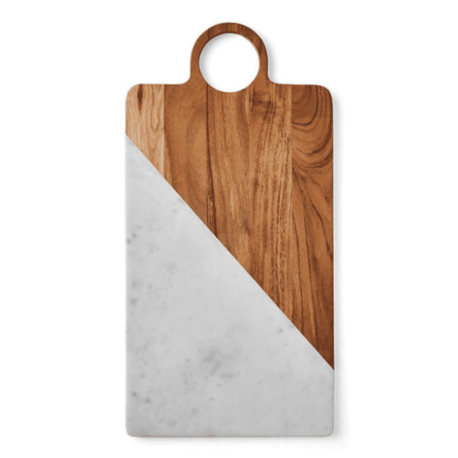 Member's Mark Rectangular Marble & Wood Serving Board for $23 for members Member's Mark Rectangular Marble & Wood Serving Board for $23 for members
