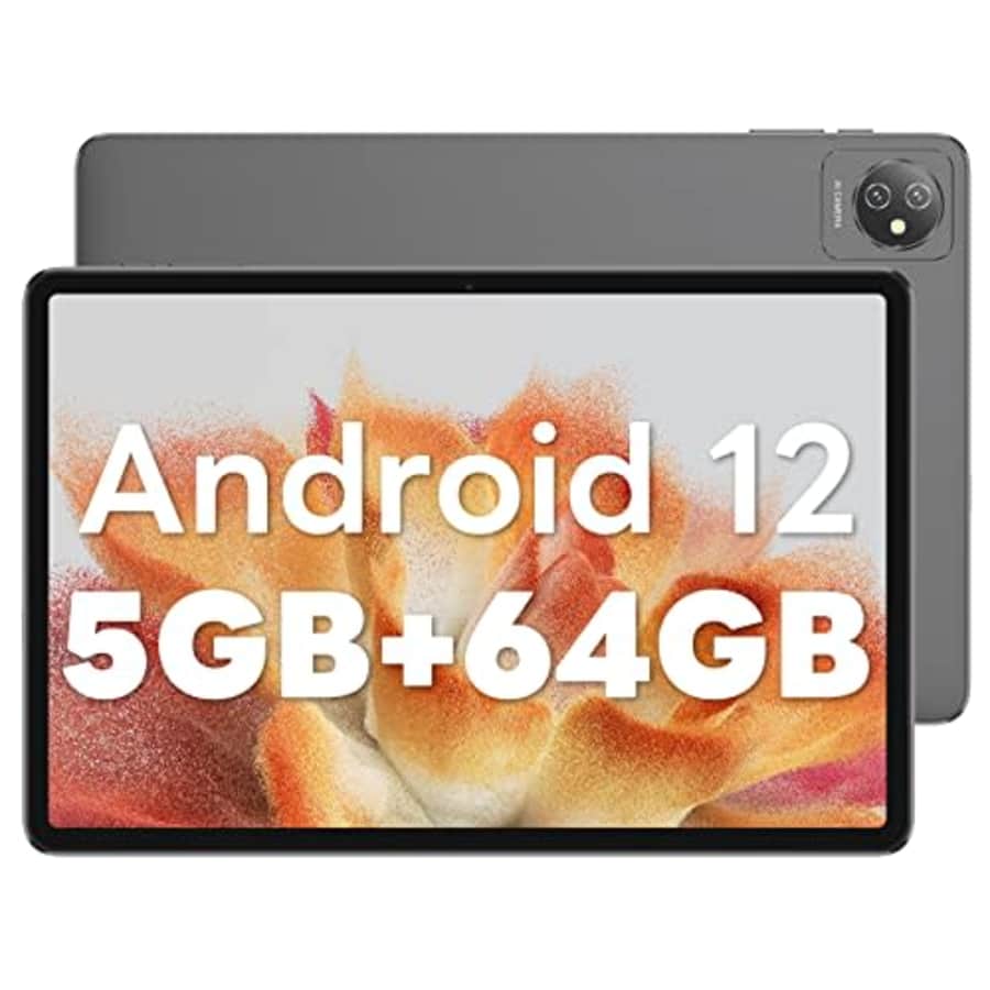 Android 12 Tablet, Blackview 10 inch Tablets Tab 7 WiFi 5GB RAM 64GB ROM with 1TB Expand, 6580mAh for $70