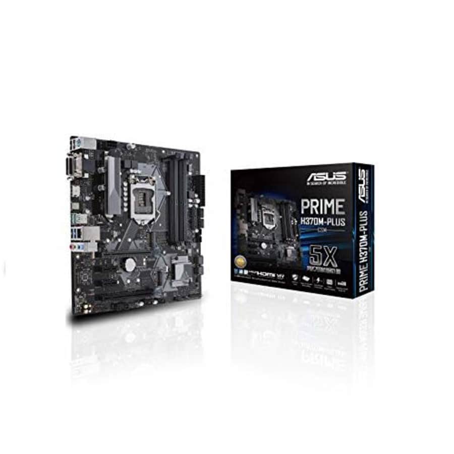 ASUS Prime H370M-Plus/CSM LGA1151 (300 Series) DDR4 HDMI DVI VGA M.2 mATX Motherboard (PRIME for $1,102
