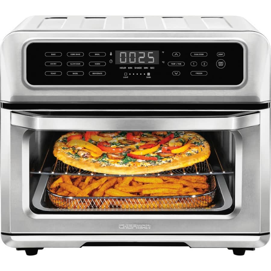 Chefman Toast-Air 20L Stainless Steel Air Fryer + Toaster Oven for $180 Chefman Toast-Air 20L Stainless Steel Air Fryer + Toaster Oven for $180