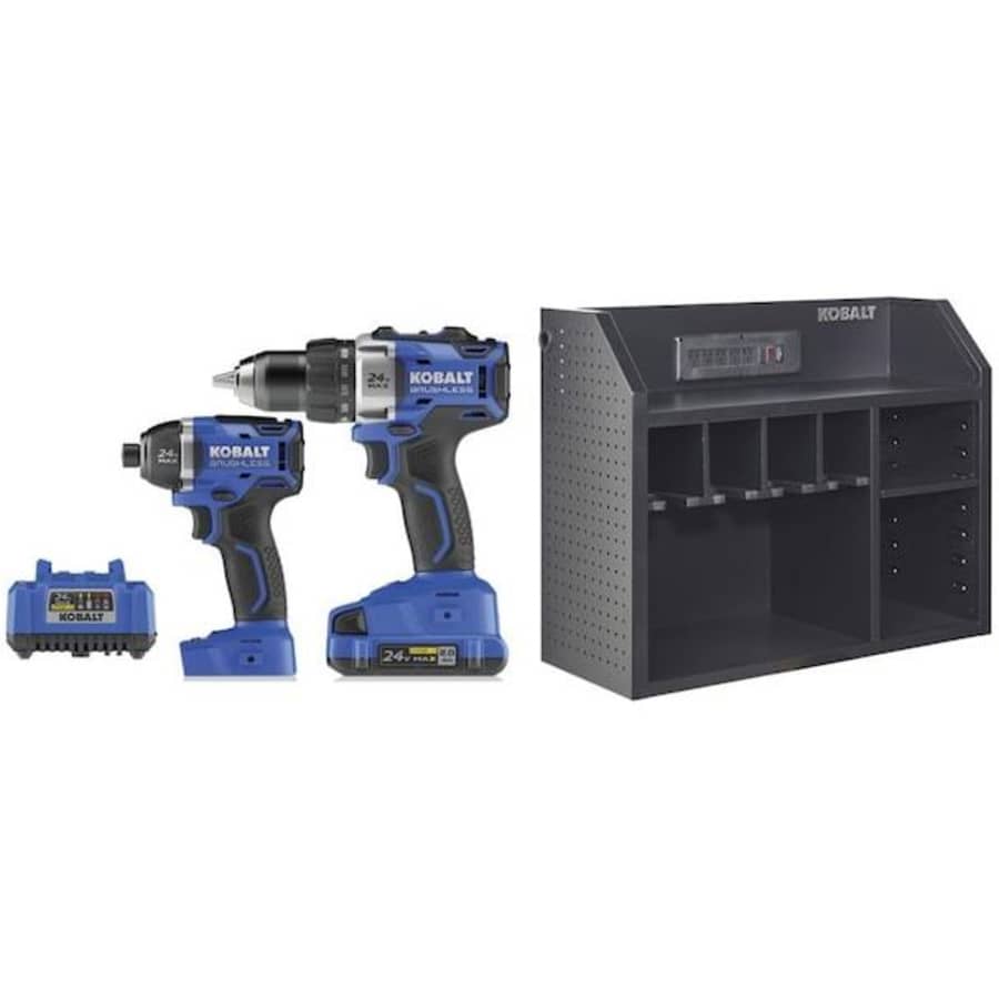 Kobalt 2-Tool 24-Volt Max Lithium Ion Brushless Power Tool Combo Kit for $149 Kobalt 2-Tool 24-Volt Max Lithium Ion Brushless Power Tool Combo Kit for $149