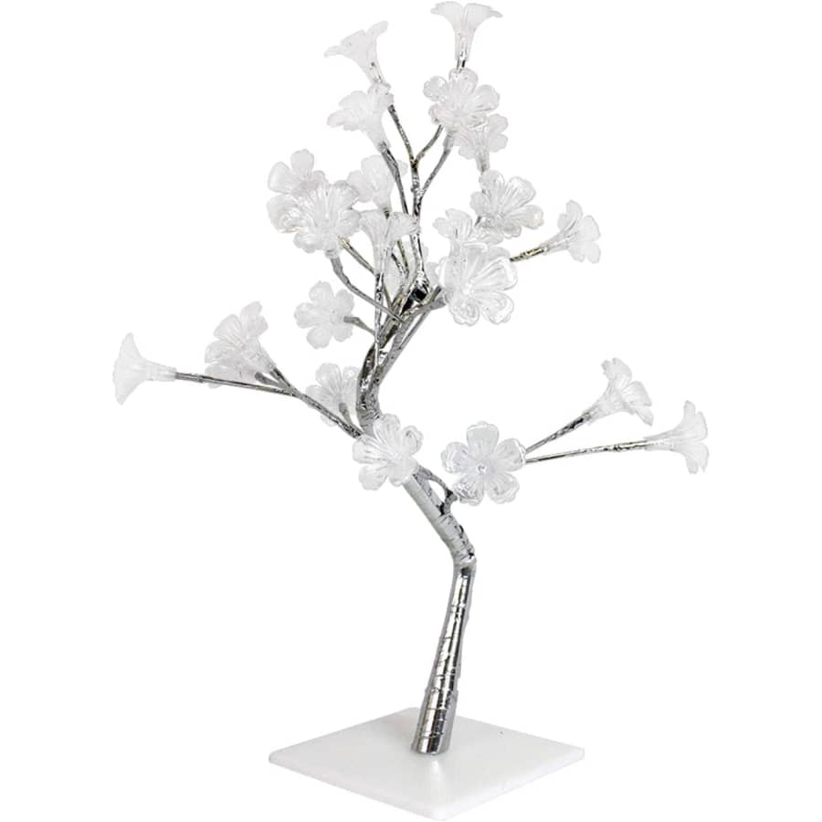 Simple Designs Morning Glory LED Decorative Tree for $24 Simple Designs Morning Glory LED Decorative Tree for $24