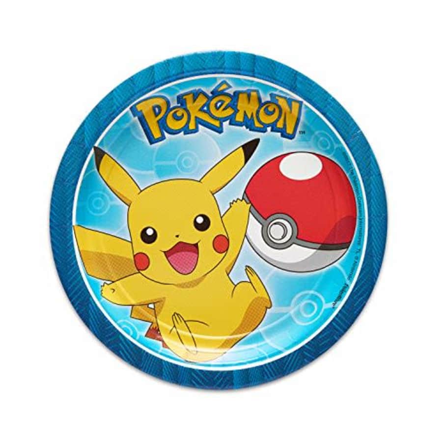 American Greetings Pokemon Party Supplies, Paper Dessert Plates (40-Count) for $17 American Greetings Pokemon Party Supplies, Paper Dessert Plates (40-Count) for $17