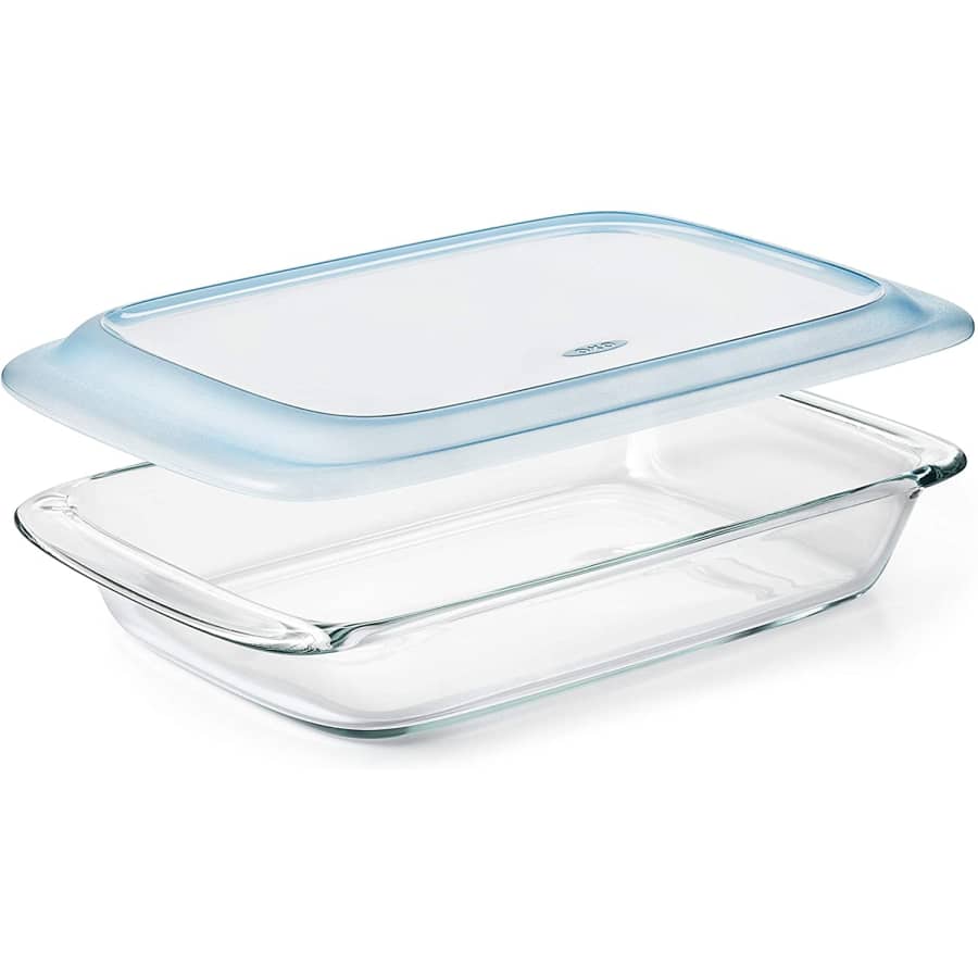 OXO Good Grips 3-Quart Glass Baking Dish w/ Lid for $23