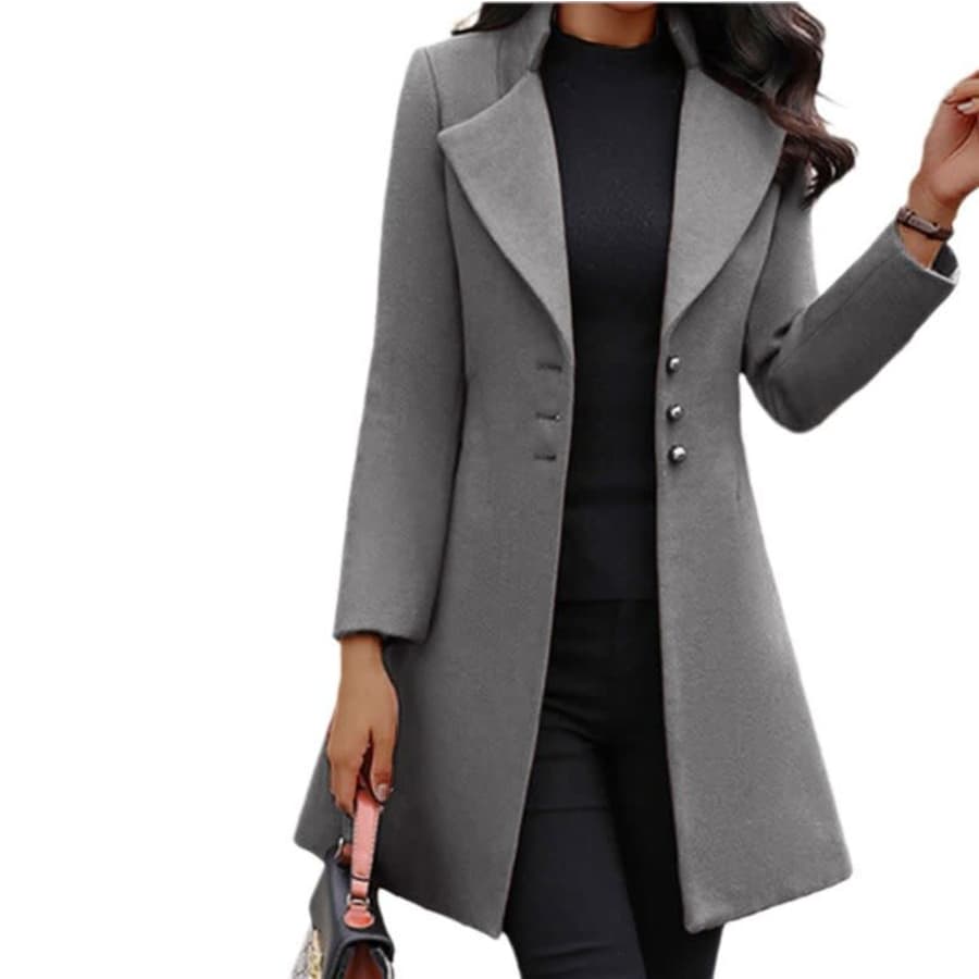 Women's Autumn/Winter Woolen Coat for $26