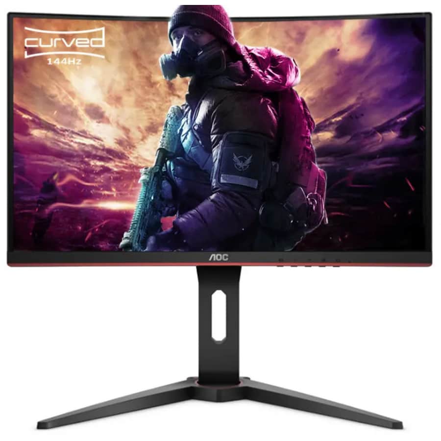 AOC 27" 1080p 144Hz Curved Monitor for $173