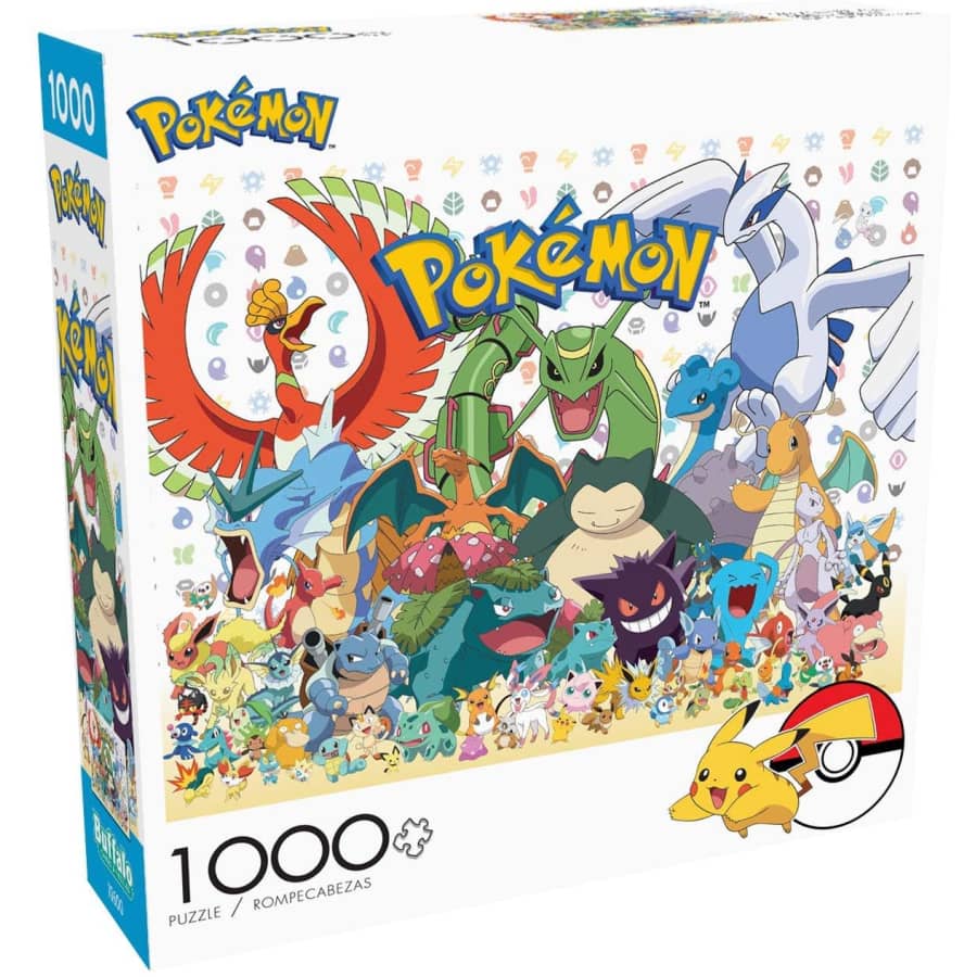 Buffalo Games Pokemon Fan Favorites 1,000-Piece Jigsaw Puzzle for $11 Buffalo Games Pokemon Fan Favorites 1,000-Piece Jigsaw Puzzle for $11