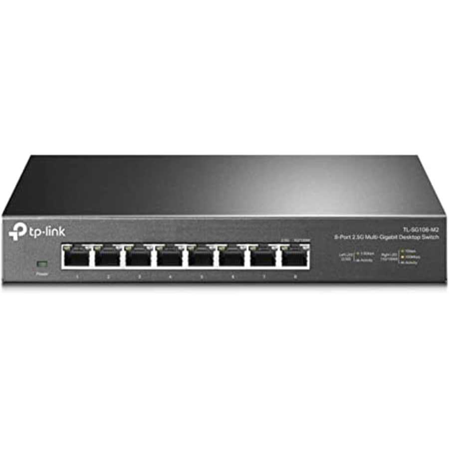TP-Link 8-Port 2.5 Gigabit Unmanaged Ethernet Switch for $140