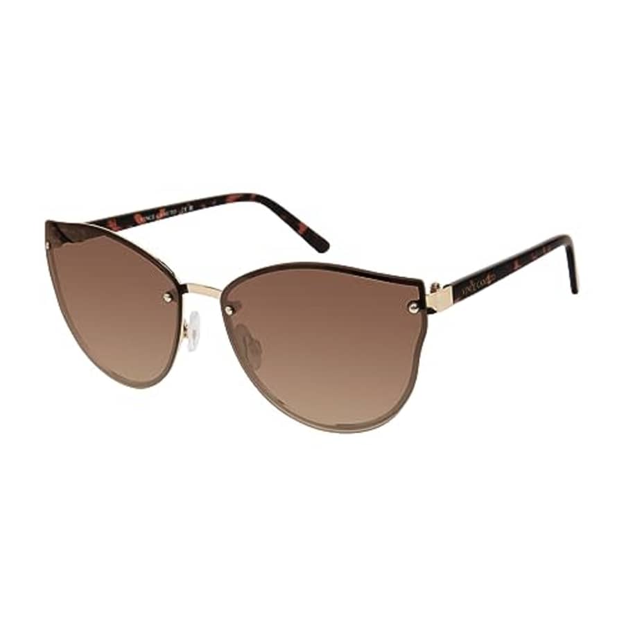 Vince Camuto Women's VC1090 Metal 100% UV Protective Cat Eye Sunglasses. Luxe Gifts for Her, 63 mm, for $36