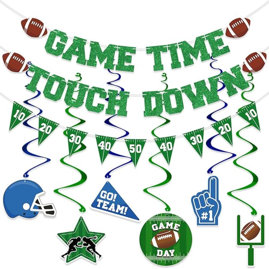 Football Party Decor Kit for $10 Football Party Decor Kit for $10