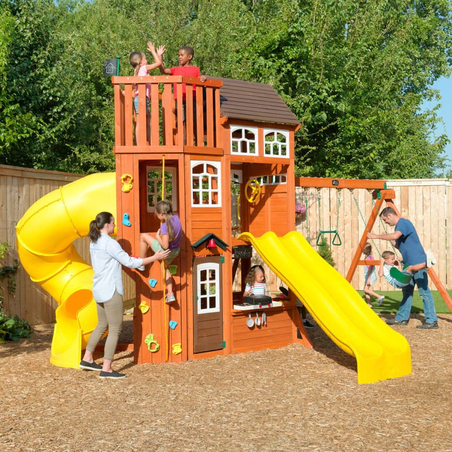 KidKraft Lookout Extreme Cedar Wood Swing Set for $2099 for members