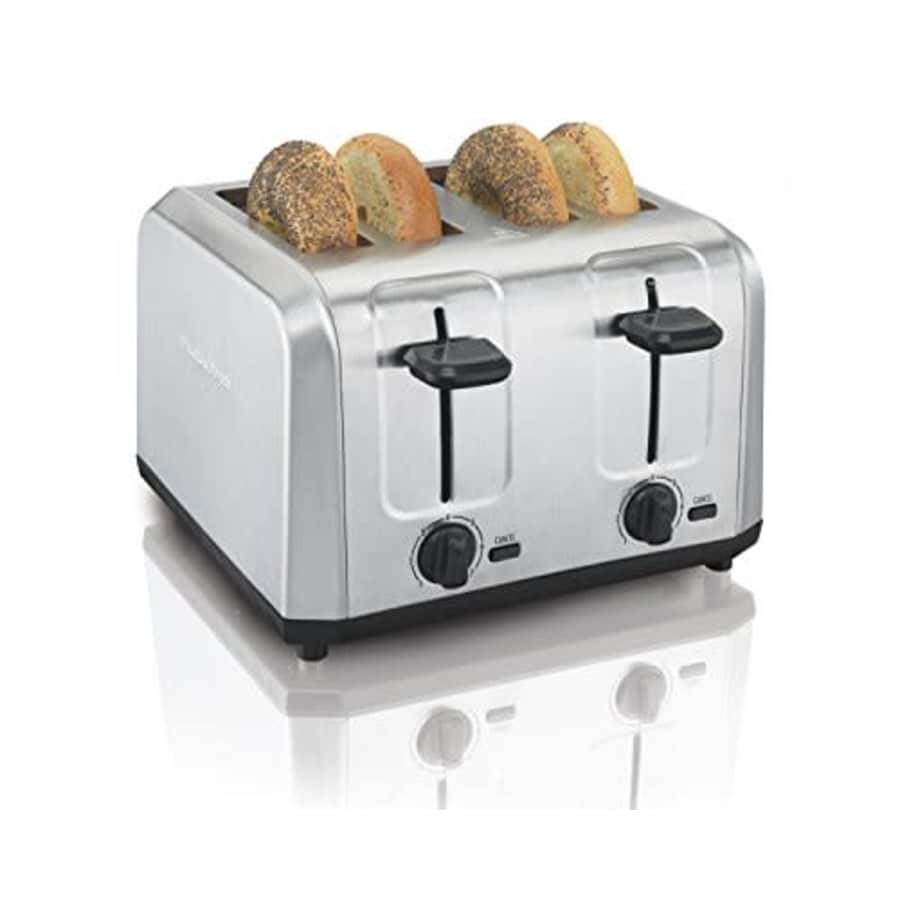 Hamilton Beach Brushed Stainless Steel 4 Slice Extra Wide Toaster with Shade Selector, Toast Boost, for $66 Hamilton Beach Brushed Stainless Steel 4 Slice Extra Wide Toaster with Shade Selector, Toast Boost, for $66