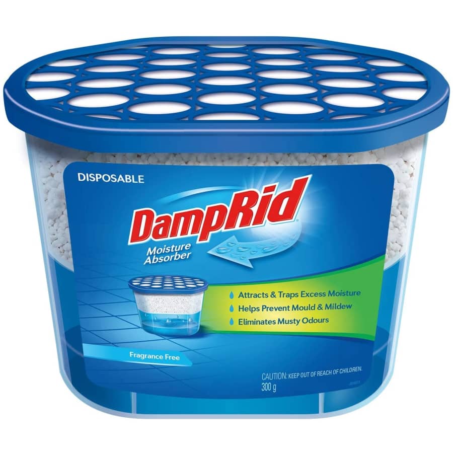 DampRid 10.5-oz. Unscented Disposable Moisture Absorber for $10 DampRid 10.5-oz. Unscented Disposable Moisture Absorber for $10