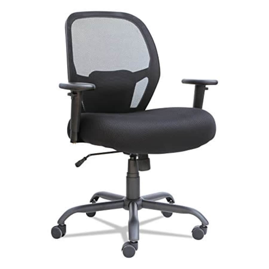Alera Merix Series Mesh Big/Tall Mid-Back Swivel/Tilt Chair, Black for $272