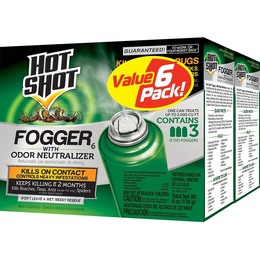 Hot Shot Tools Fogger Insect Killer 6-Pack for $17