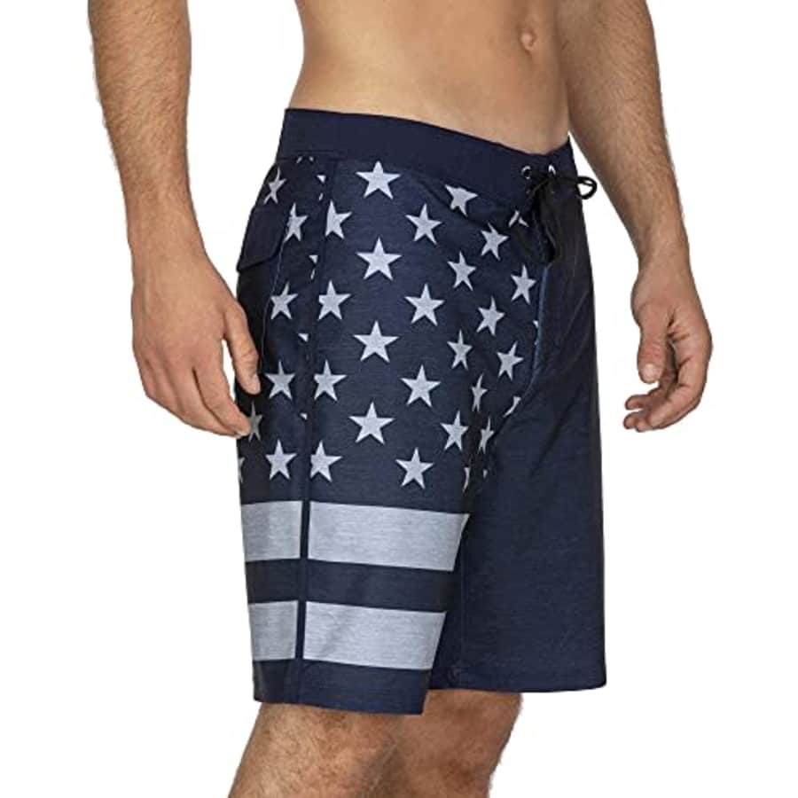 Hurley Men's Phantom Patriot Cheers 20" Board Shorts, Obsidian, 32 for $21 Hurley Men's Phantom Patriot Cheers 20" Board Shorts, Obsidian, 32 for $21