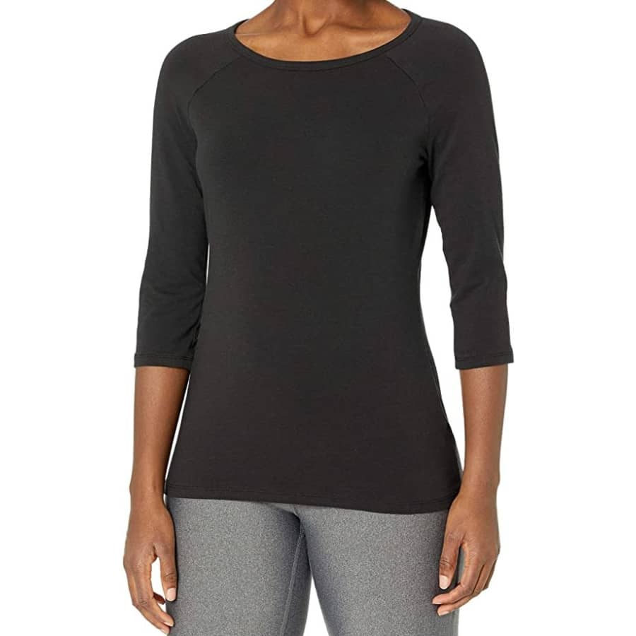 Hanes Women's Raglan 3/4-Sleeve Tee for $14 Hanes Women's Raglan 3/4-Sleeve Tee for $14