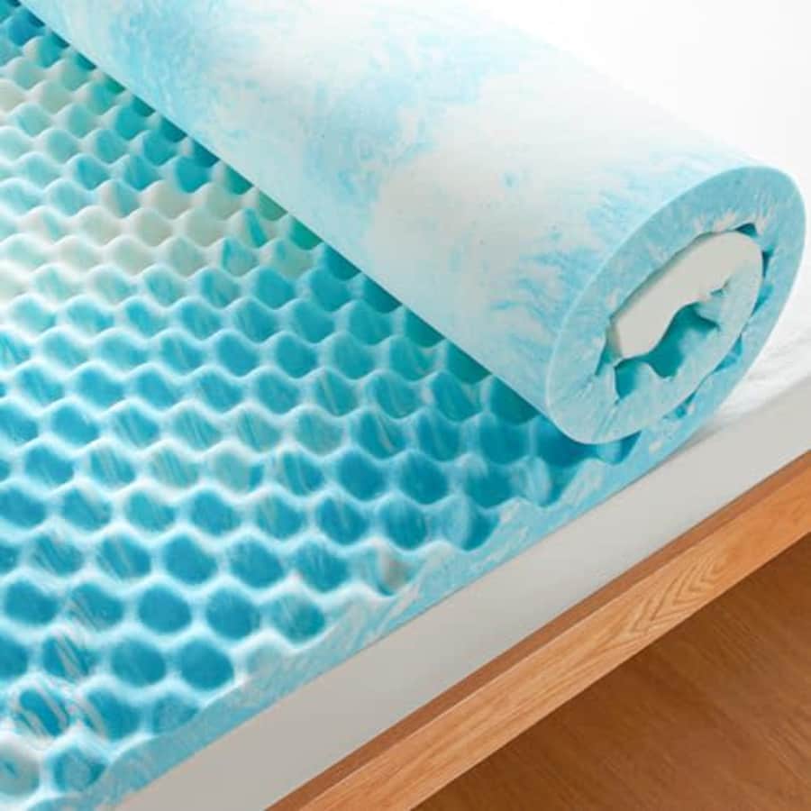 3" Egg Crate Memory Foam Queen Mattress Topper for $80