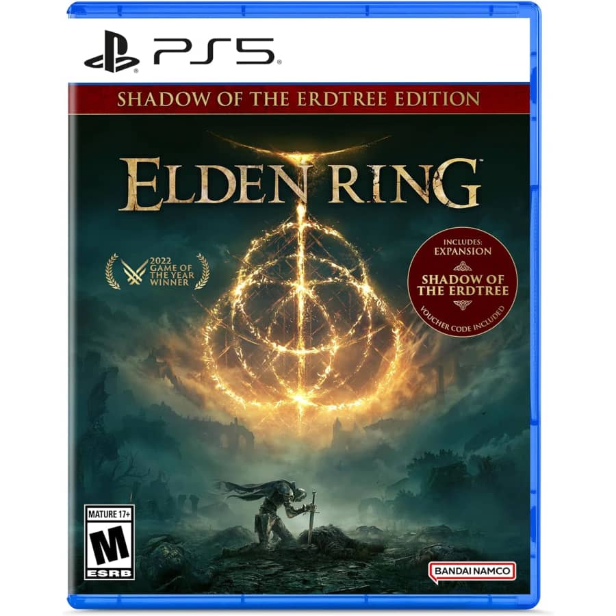 Elden Ring + Shadow of the Erdtree DLC Bundle for PS5 or Xbox: Preorder for $80 Elden Ring + Shadow of the Erdtree DLC Bundle for PS5 or Xbox: Preorder for $80